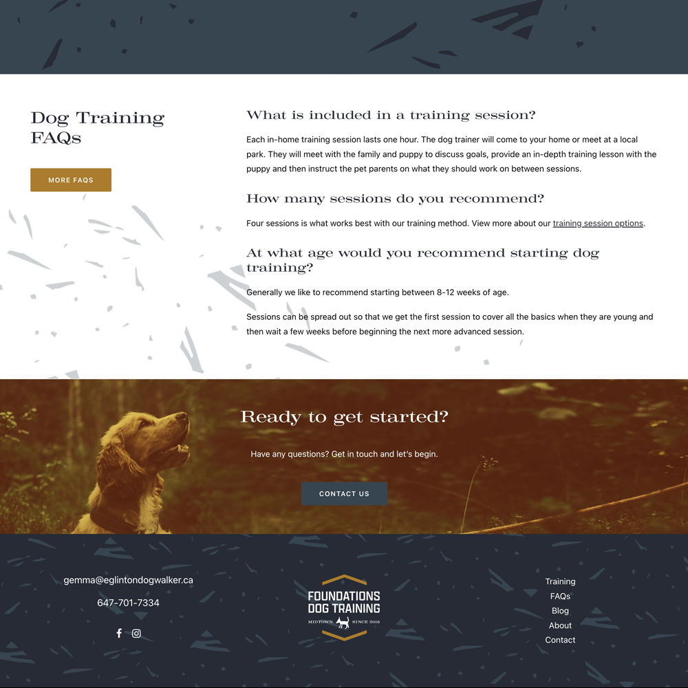 Foundations-dog-training-toronto-website-developer-wordpress