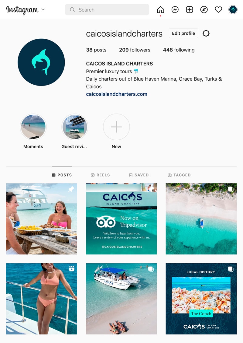 caicos-island-charters-social-media
